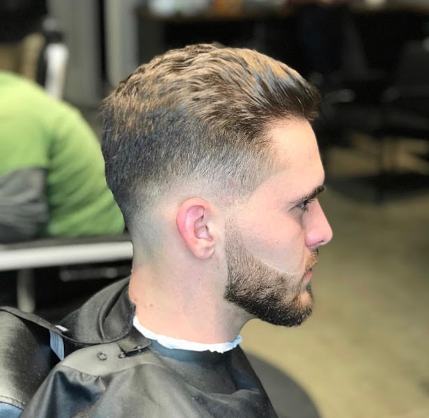 Wavy fade and beard